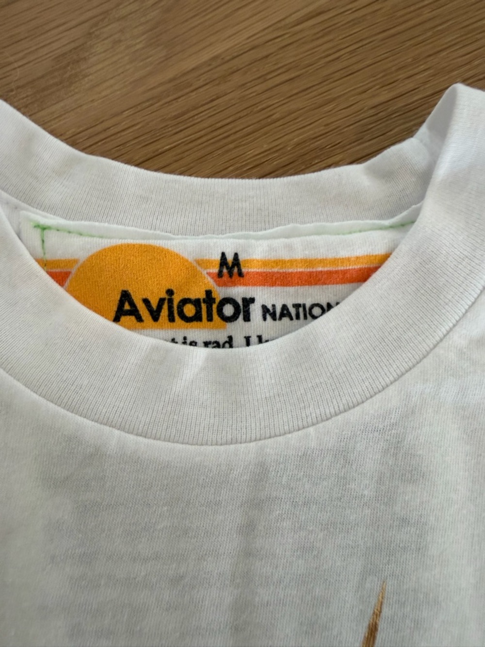 Aviator Nation Gold Bolt Boyfriend Tee - Picture 2 of 3